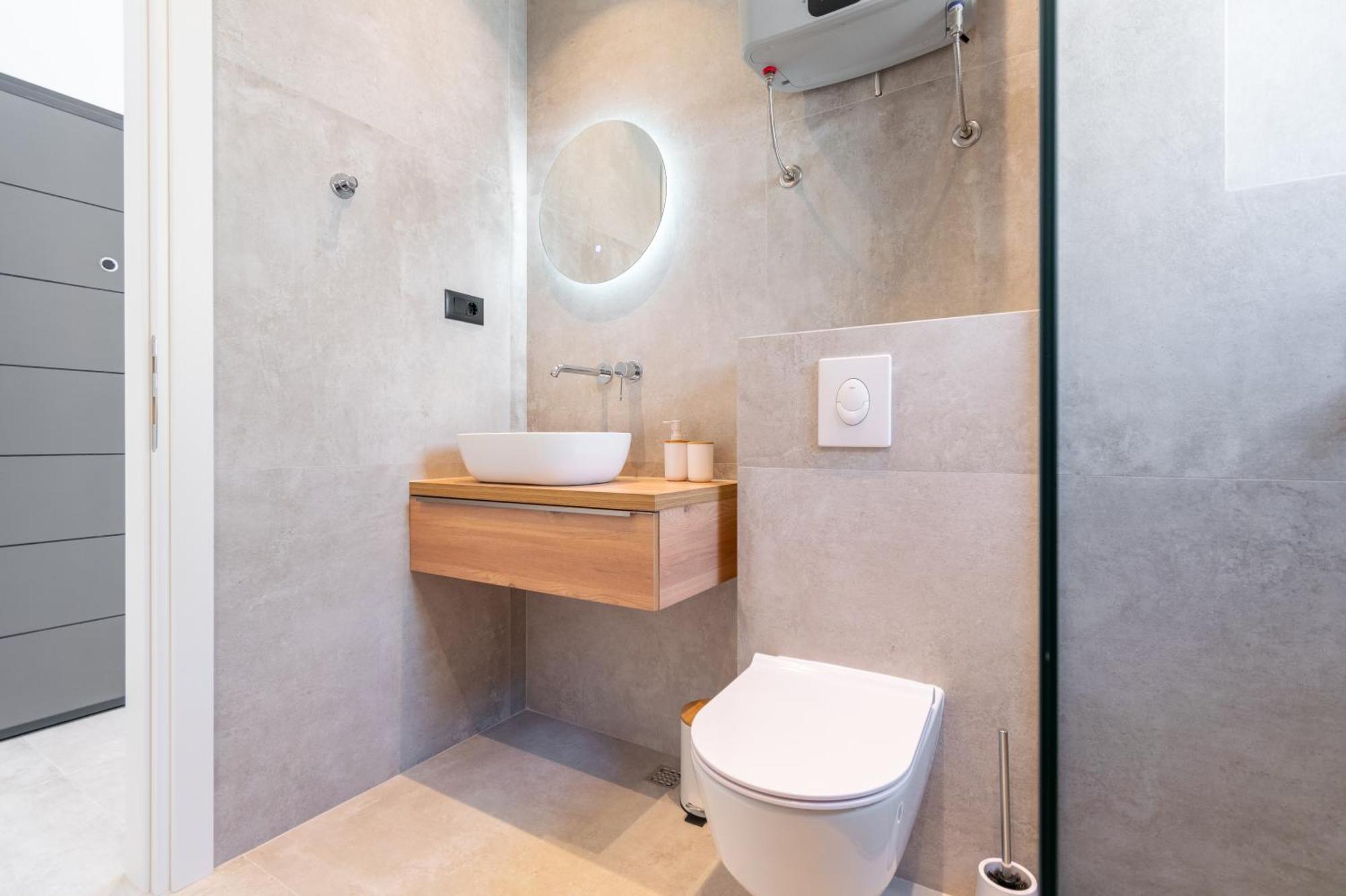 Apartmani Pino 1 Baska Voda Luaran gambar